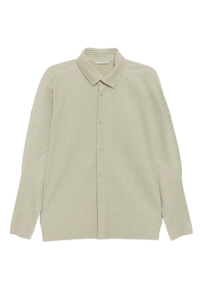 Homme Plissé Issey Miyake MC: October perforated shirt - Green