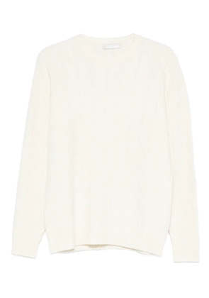 DIKTAT round-neck sweater - White