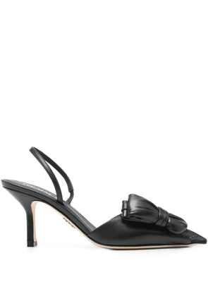 Rodo 80mm bow-embellishment mules - Black