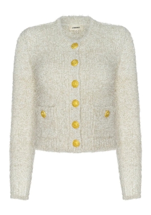 L'Agence Una button cardigan - Neutrals