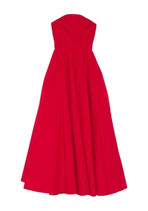 Solace London strapless maxi dress - Red