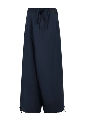 Marni pleated drawstring trousers - Blue
