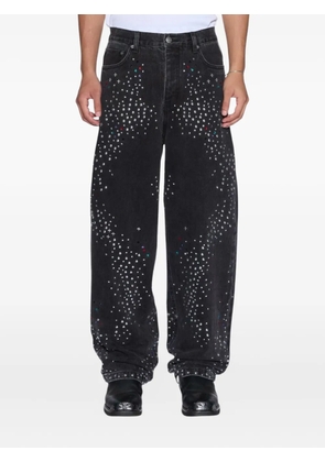 Ksubi Maxx Renaissance jewelled baggy jeans - Black