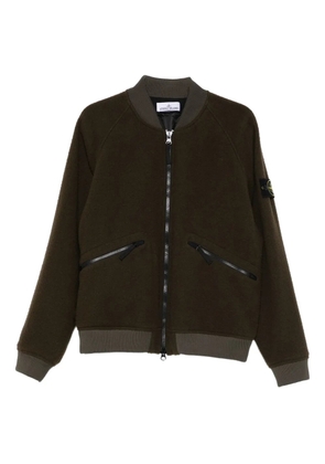 Stone Island logo-patch bomber jacket - Green