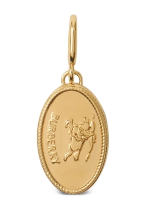 Burberry equestrian-knight oval pendant - Gold