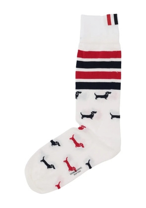 Thom Browne 4-Bar Hector socks - White