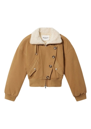 MARANT ÉTOILE Oana buttoned collar jacket - Brown