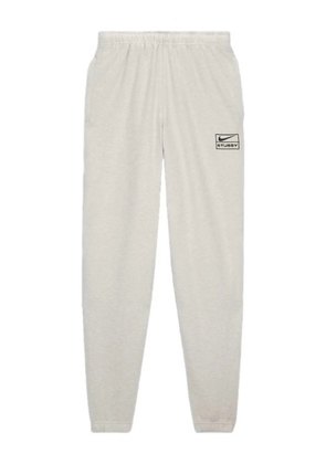 Stüssy x Nike fleece track pants - Neutrals