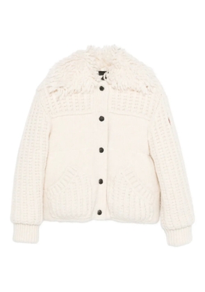 Moncler Grenoble button pockets jacket - White