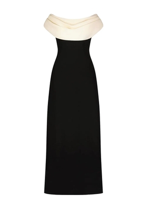Lela Rose cowl-neck maxi dress - Black
