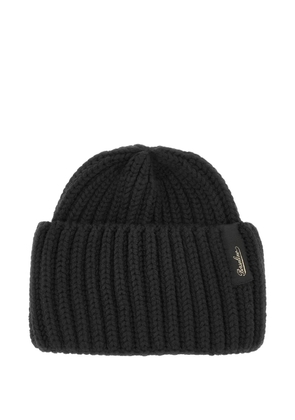 Borsalino wool beanie hat - Black
