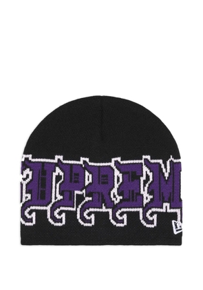 Supreme x New Era Outline beanie - Black