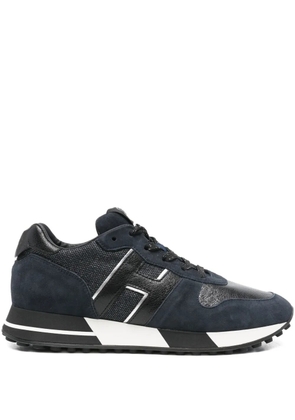 Hogan appliqué sneakers - Blue