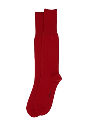 ANT45 Town ribbed mid-calf socks - Red