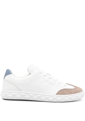 Jimmy Choo Diamond Flex suede-panel sneakers - White
