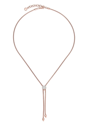 Monica Vinader Fiji button lariat diamond necklace - Pink