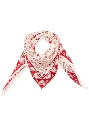 ISABEL MARANT Alecia scarf - Red