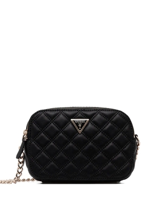 GUESS USA quilted-design chain-strap crossbody bag - Black
