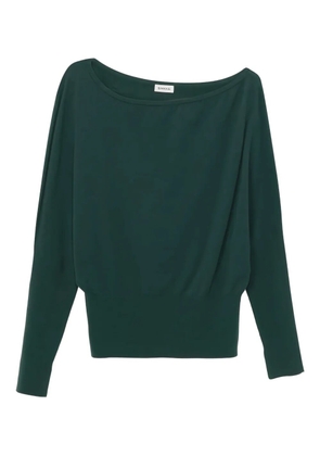 Simkhai Lavina draped-shoulder sweater - Green