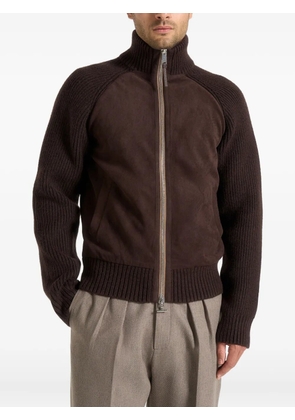 Manière De Voir Rami panelled jacket - Brown