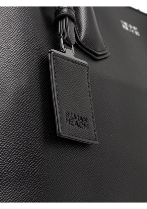 Silvian Heach logo-plaque tote bag - Black