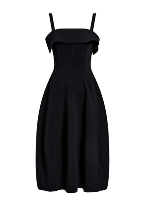 Proenza Schouler Blanca ruffled midi dress - Black
