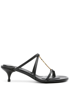 Jacquemus Les Sandales Pralu 40mm mules - Black