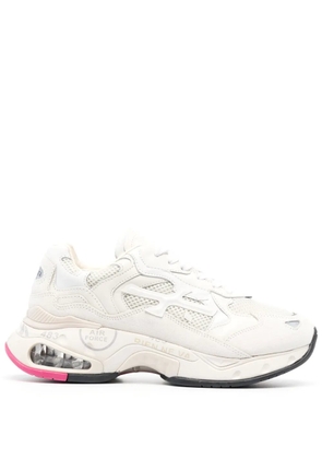 Premiata panelled-mesh low-top sneakers - Neutrals