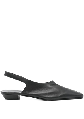KHAITE Cecilia slingback flat pumps - Black