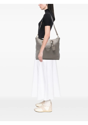 Prada Pre-Owned 2000-2025 Vitello Daino Open Convertible Tote satchel - Grey