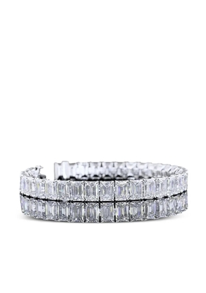 Jewels Aficionado 14K white gold diamond bracelet - Silver