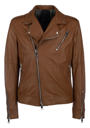 GIOCASTA biker jacket - Brown