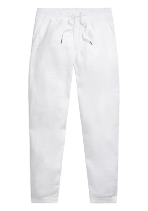 Polo Ralph Lauren drawstring-waist linen trousers - White