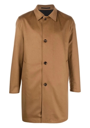 Kired reversible single breasted coat - Brown