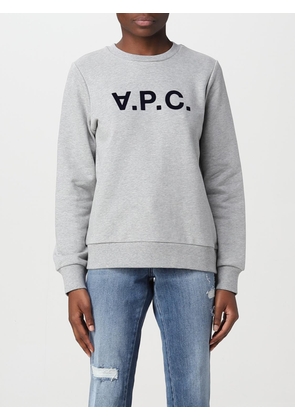 Sweatshirt A. P.C. Woman color Grey 1