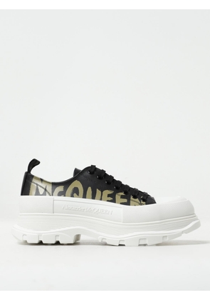 McQueen tread slick graffiti nappa leather sneakers