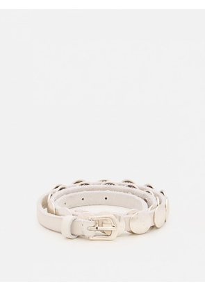 Belt GOLDEN GOOSE Woman color White
