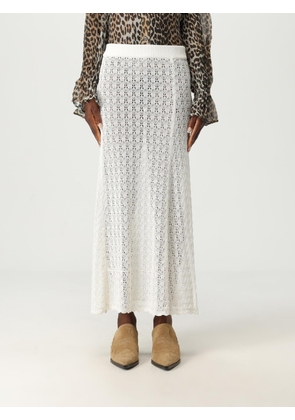 Skirt GANNI Woman color White