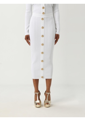Skirt BALMAIN Woman color White