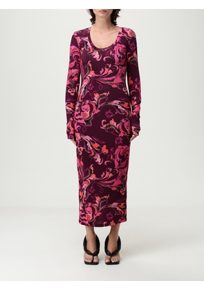 Dress VERSACE JEANS COUTURE Woman color Burgundy