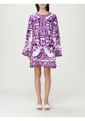 Dress DOLCE & GABBANA Woman color Violet