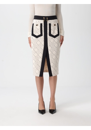 Skirt ELISABETTA FRANCHI Woman color Milk