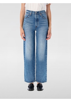 Jeans LEVI'S Woman color Denim