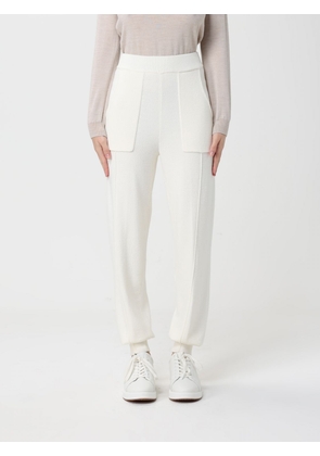 Pants TWINSET Woman color White