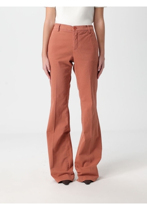 Pants TWINSET Woman color Rust