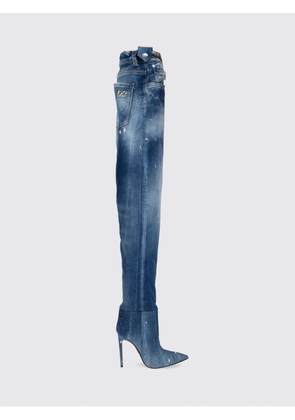 Boots DSQUARED2 Woman color Blue