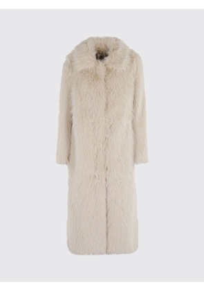 Fur Coat SEMICOUTURE Woman color White