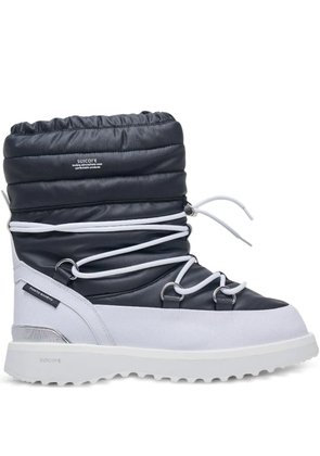 Fumito Ganryu logo-detailing padded boots - Black