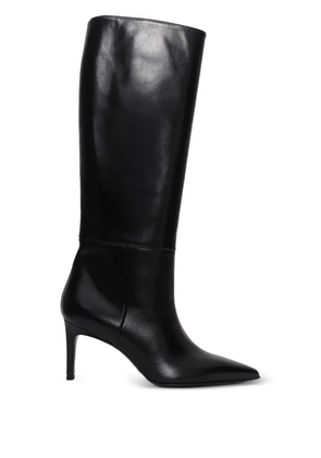 Sergio Levantesi 56mm Ginevra leather boots - Black