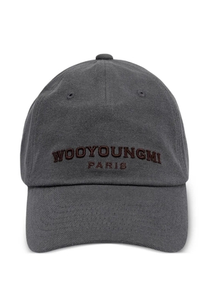 Wooyoungmi embroidered cap - Grey